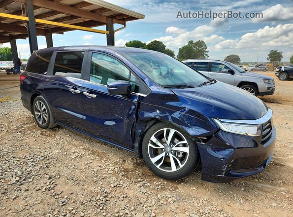 5FNRL6H89PB025177 2023 HONDA ODYSSEY Blue Delantero derecho