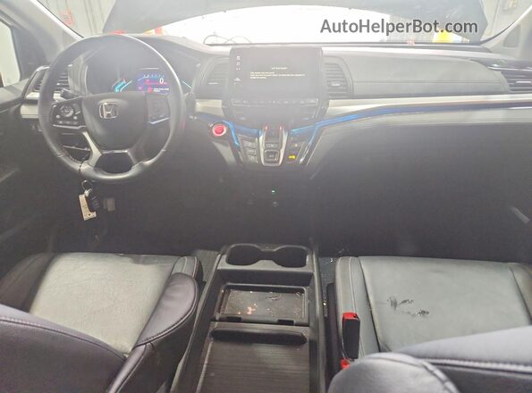 5FNRL6H89RB027322 2024 HONDA ODYSSEY Black წინა პანელის ხედი