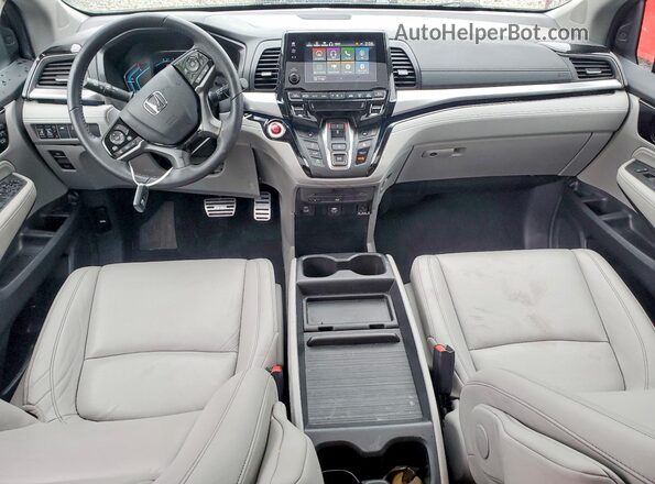 5FNRL6H89RB049983 2024 HONDA ODYSSEY Серый Вид панели приборов