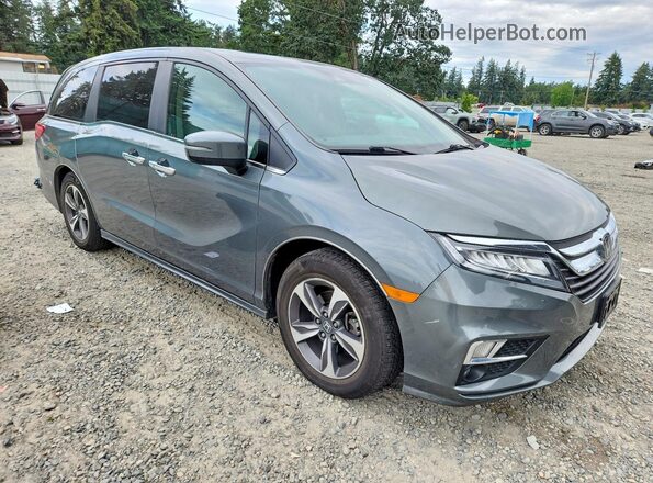 5FNRL6H8XJB009142 2018 HONDA ODYSSEY Gray Przód prawy