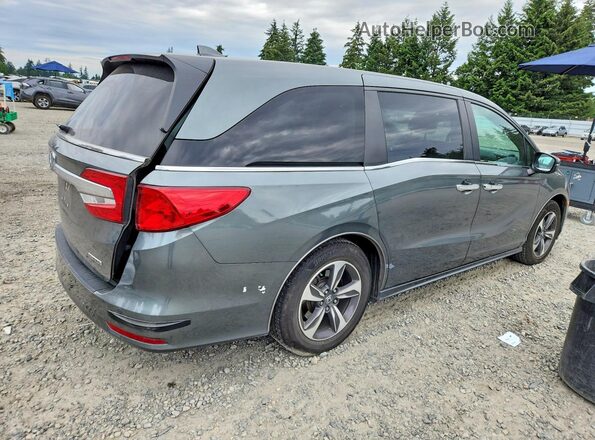 5FNRL6H8XJB009142 2018 HONDA ODYSSEY Gray Tył prawy