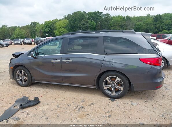 5FNRL6H8XJB040391 2018 HONDA ODYSSEY Gray 