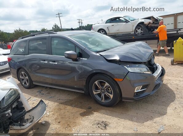 5FNRL6H8XJB040391 2018 HONDA ODYSSEY Gray Widok wnętrza 360 stopni