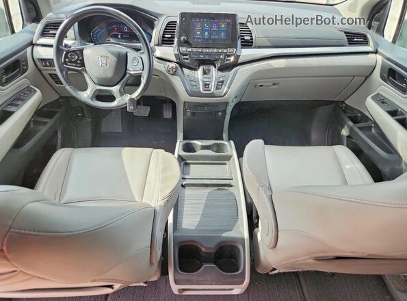 5FNRL6H8XKB078107 2019 HONDA ODYSSEY Silver Vista del salpicadero