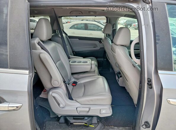 5FNRL6H8XKB078107 2019 HONDA ODYSSEY Silver Vista interior trasera