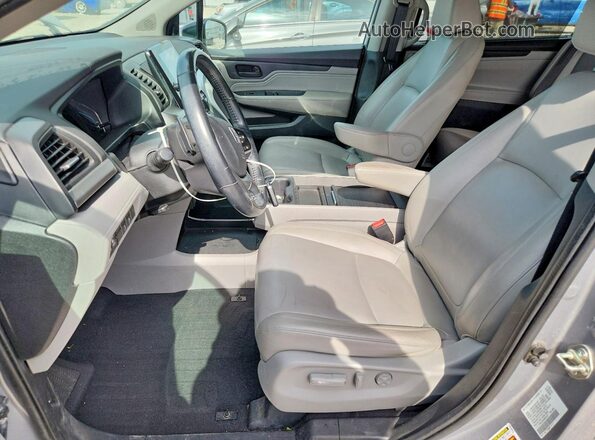 5FNRL6H8XKB078107 2019 HONDA ODYSSEY Silver Vista interior delantera