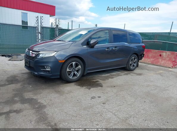5FNRL6H8XLB040488 2020 HONDA ODYSSEY Gray წინა მარცხენა ხედი სამი მეოთხედიდან