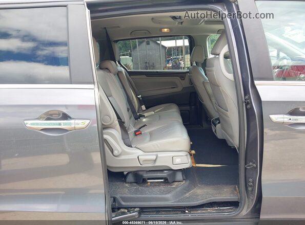 5FNRL6H8XLB040488 2020 HONDA ODYSSEY Gray VIN კოდის სტიკერის ხედი