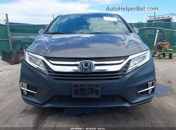 5FNRL6H8XLB040488 2020 HONDA ODYSSEY Gray უკანა სალონის ხედი