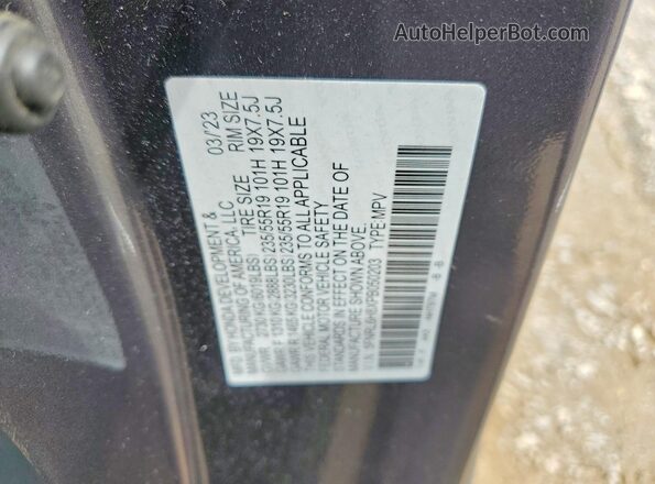 5FNRL6H8XPB050203 2023 HONDA ODYSSEY Gray 