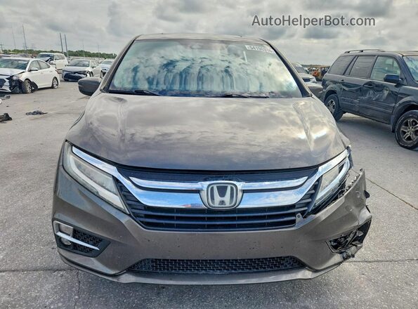 5FNRL6H90KB112001 2019 HONDA ODYSSEY Brown წინა ხედი