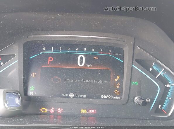 5FNRL6H90LB068292 2020 HONDA ODYSSEY Silver Widok tylnych siedzeń