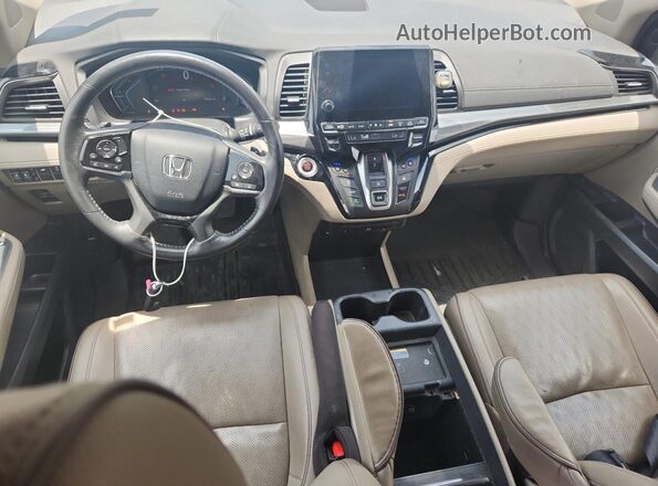 5FNRL6H90MB009969 2021 HONDA ODYSSEY White წინა პანელის ხედი