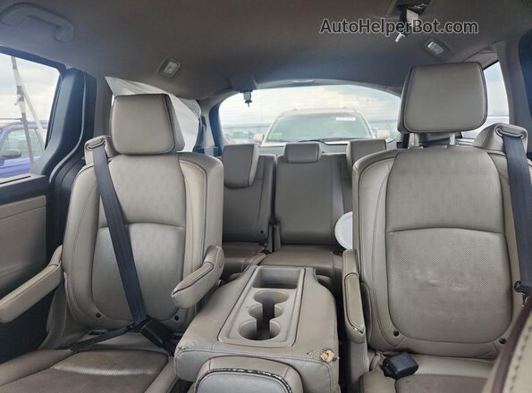 5FNRL6H90MB009969 2021 HONDA ODYSSEY White უკანა სავარძლების ხედი