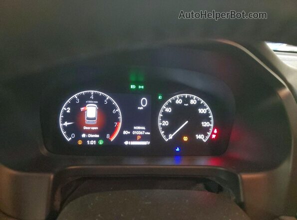 5FNRL6H90SB011010 2025 HONDA ODYSSEY Silver Вид щитка приладів
