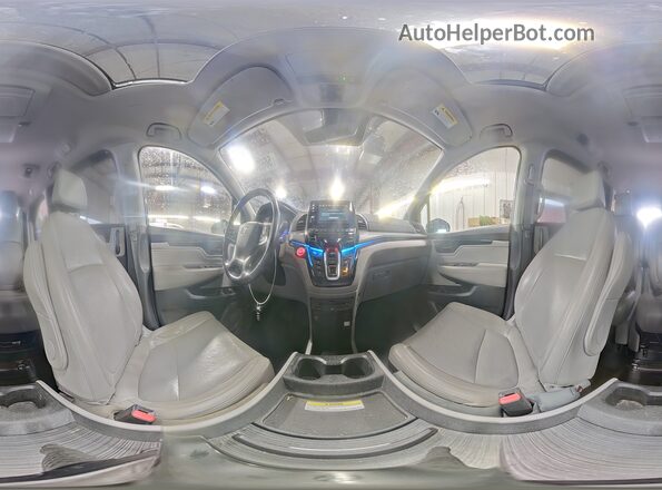 5FNRL6H91JB012908 2018 HONDA ODYSSEY Blue Панорамний вид салону 360°