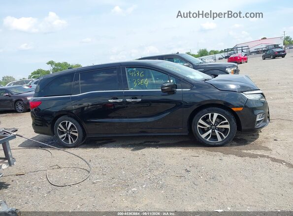 5FNRL6H91LB050979 2020 HONDA ODYSSEY Black უკანა სალონის ხედი