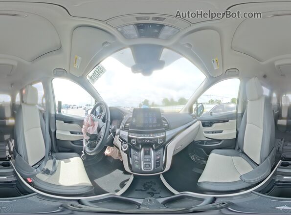 5FNRL6H91SB028317 2025 HONDA ODYSSEY Синий Панорамный вид салона 360°