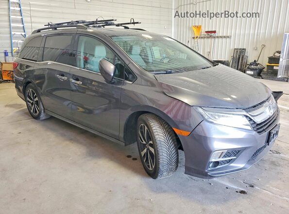 5FNRL6H92JB001173 2018 HONDA ODYSSEY Gray წინა მარჯვენა