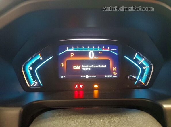5FNRL6H92JB001173 2018 HONDA ODYSSEY Gray ხელსაწყოთა პანელის ხედი