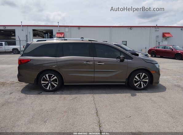 5FNRL6H92KB067921 2019 HONDA ODYSSEY Серый Вид задней части салона