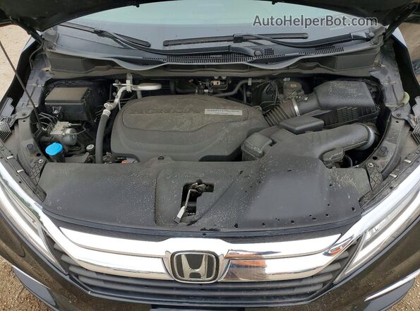 5FNRL6H92KB077414 2019 HONDA ODYSSEY Black Շարժիչի բաժամունքի տեսք