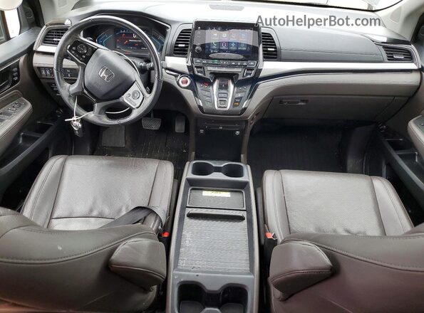 5FNRL6H92KB077414 2019 HONDA ODYSSEY Black Առջևի վահանակի տեսք