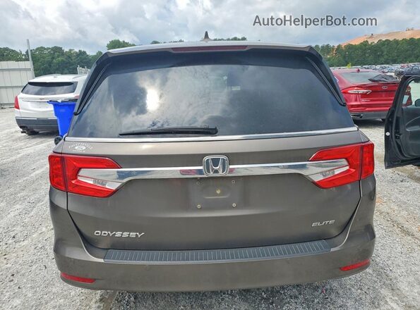5FNRL6H92KB111464 2019 HONDA ODYSSEY Tan Rear view