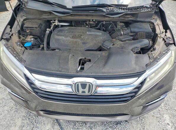 5FNRL6H92KB111464 2019 HONDA ODYSSEY Tan Engine compartment view