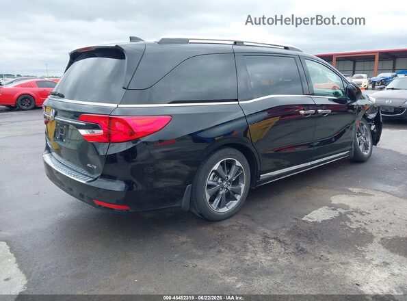 5FNRL6H92NB058897 2022 HONDA ODYSSEY Черный Задняя правая четверть