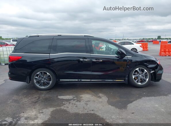 5FNRL6H92NB058897 2022 HONDA ODYSSEY Черный Вид задней части салона