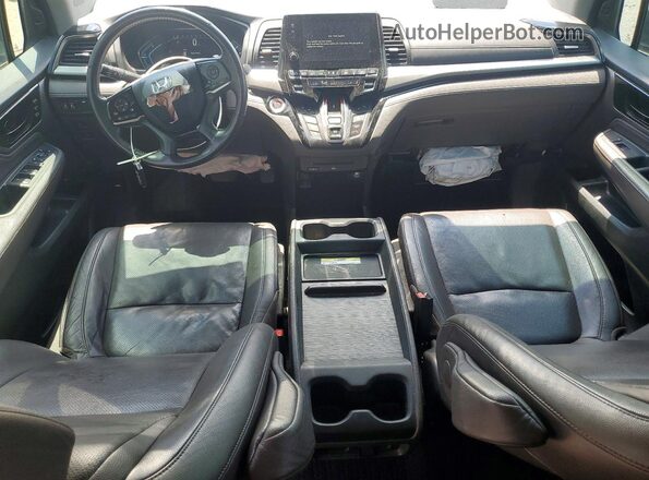 5FNRL6H93JB047661 2018 HONDA ODYSSEY White Dashboard view