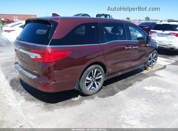5FNRL6H93JB049703 2018 HONDA ODYSSEY Maroon უკანა მარჯვენა