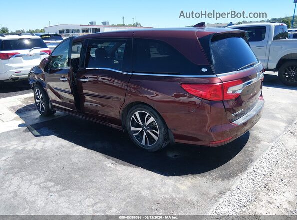 5FNRL6H93JB049703 2018 HONDA ODYSSEY Maroon უკანა მარცხენა