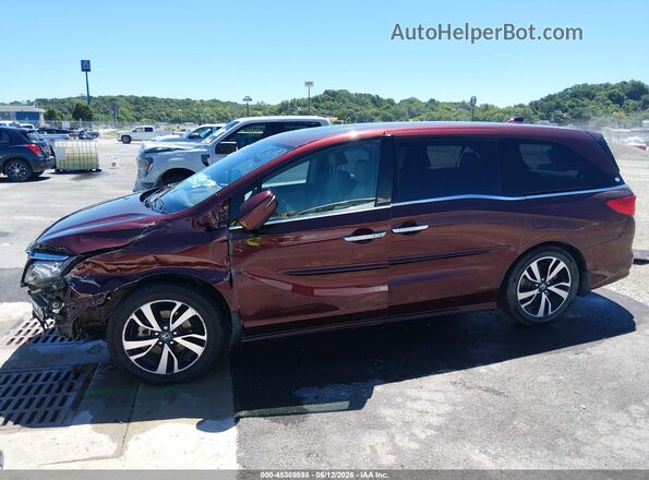5FNRL6H93JB049703 2018 HONDA ODYSSEY Maroon 