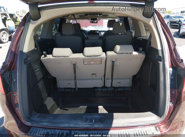 5FNRL6H93JB049703 2018 HONDA ODYSSEY Maroon 