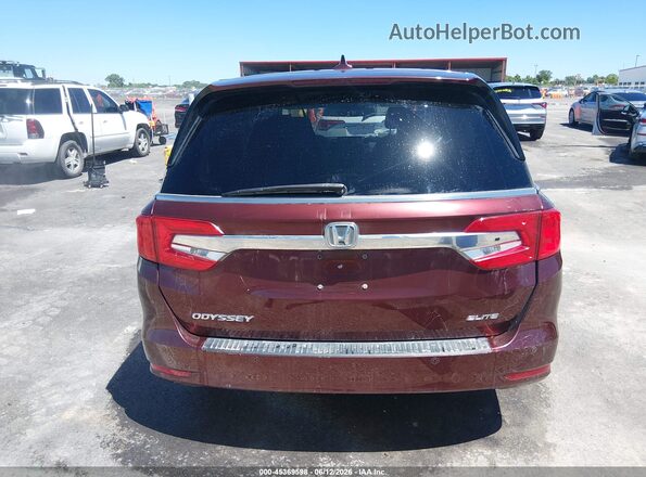 5FNRL6H93JB049703 2018 HONDA ODYSSEY Maroon 