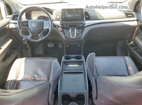 5FNRL6H93KB024642 2019 HONDA ODYSSEY Gray Dashboard view