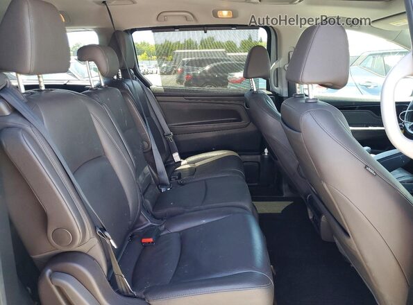 5FNRL6H93KB024642 2019 HONDA ODYSSEY Gray Rear interior view