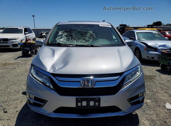 5FNRL6H93KB024642 2019 HONDA ODYSSEY Gray Front view