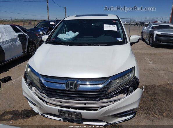 5FNRL6H93LB016249 2020 HONDA ODYSSEY White Widok wnętrza z tyłu