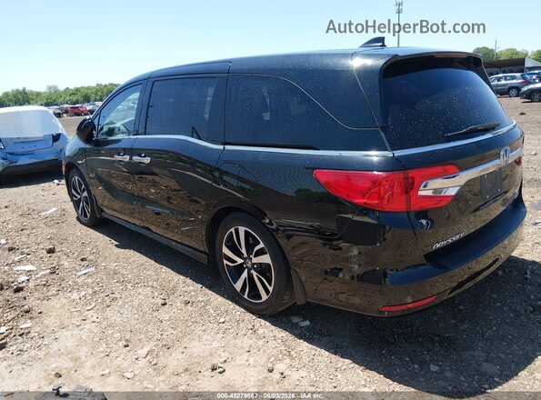 5FNRL6H94JB021358 2018 HONDA ODYSSEY Black Tył lewy
