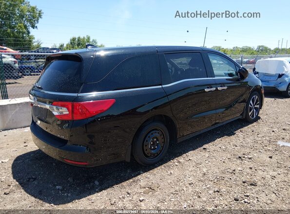 5FNRL6H94JB021358 2018 HONDA ODYSSEY Black Tył prawy
