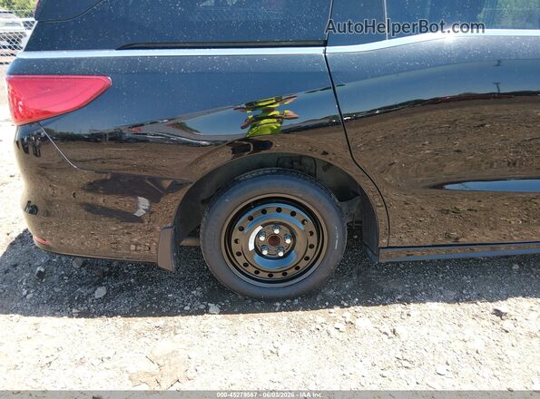 5FNRL6H94JB021358 2018 HONDA ODYSSEY Black Widok z przodu