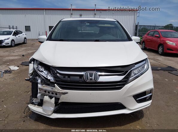 5FNRL6H94JB038290 2018 HONDA ODYSSEY White Սարքավորումների վահանակի տեսք