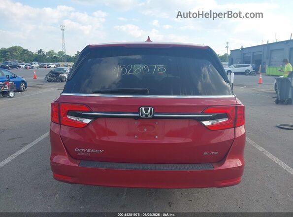 5FNRL6H94NB041616 2022 HONDA ODYSSEY Red 