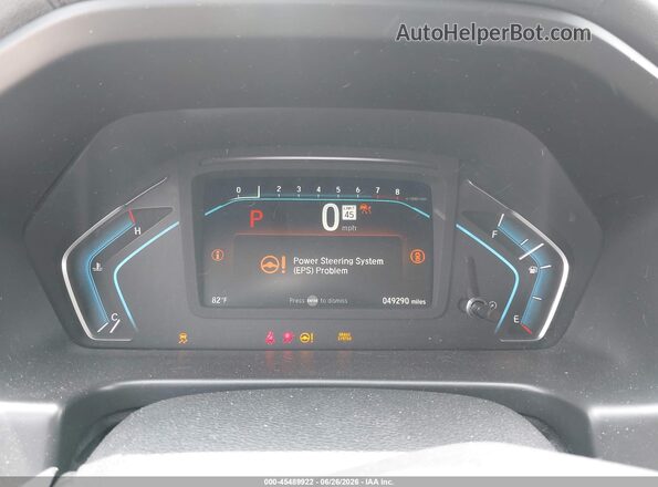 5FNRL6H94NB049098 2022 HONDA ODYSSEY White Widok tylnych siedzeń