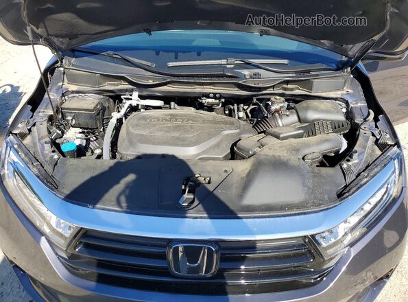 5FNRL6H94RB056333 2024 HONDA ODYSSEY Charcoal Widok komory silnika