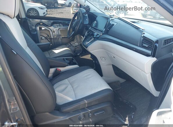 5FNRL6H94SB051199 2025 HONDA ODYSSEY Blue Widok wnętrza z przodu