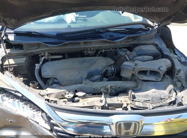 5FNRL6H95JB071380 2018 HONDA ODYSSEY Brown უკანა ხედი